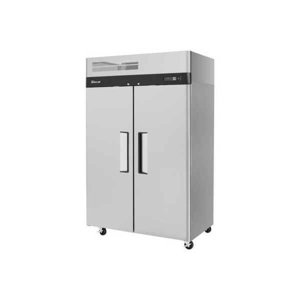 Turbo Air Turbo Air M3 Series Reach In Freezer, 2 Solid Doors, 47 Cu. Ft., Stainless Steel M3F47-2-N(-AL)(-AR) - main